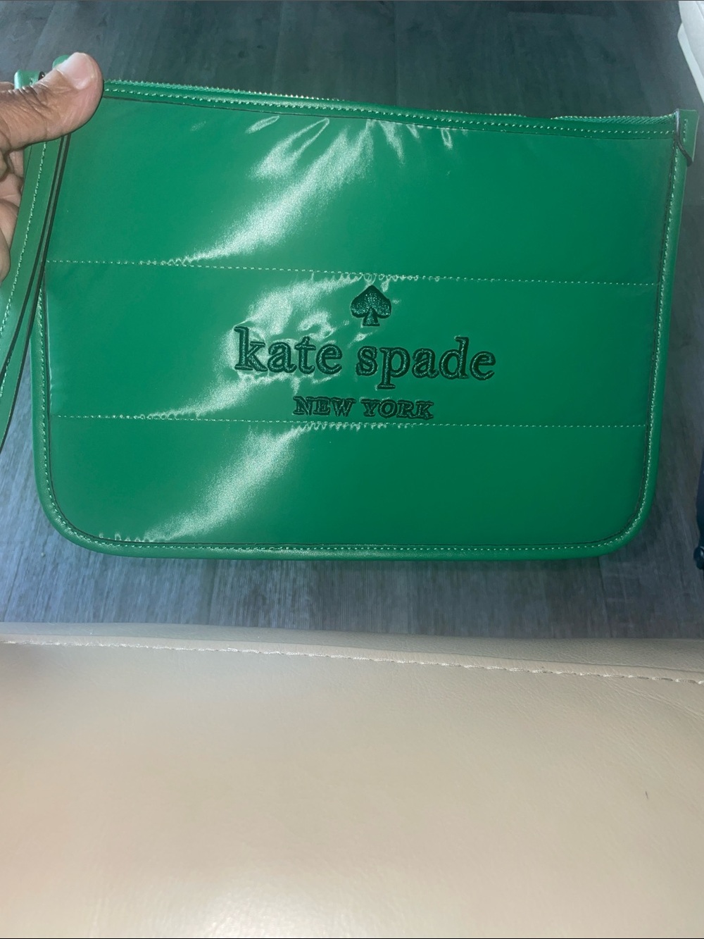 Kate Spade Ella Puffy wristlet clutch